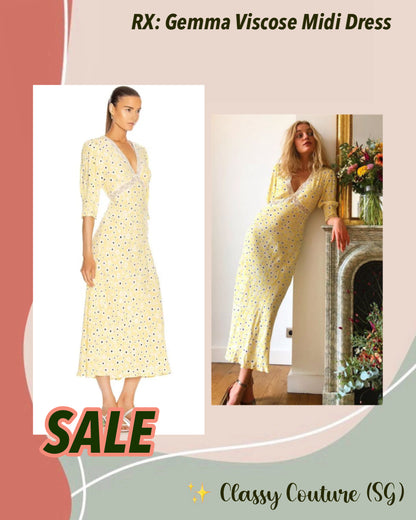 SALE! RX Gemma Viscose Midi Dress