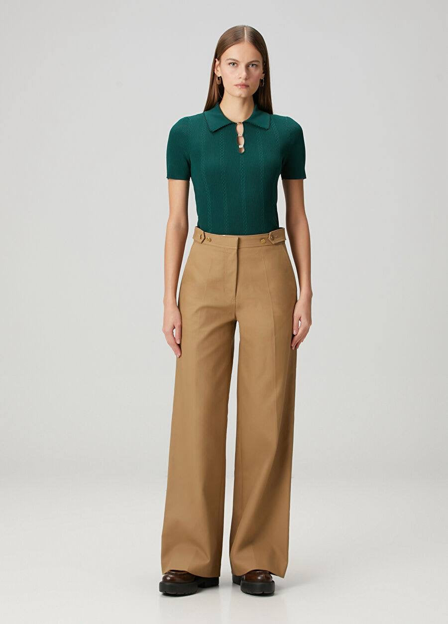 SD Mahee Dark Green Polo Sweater