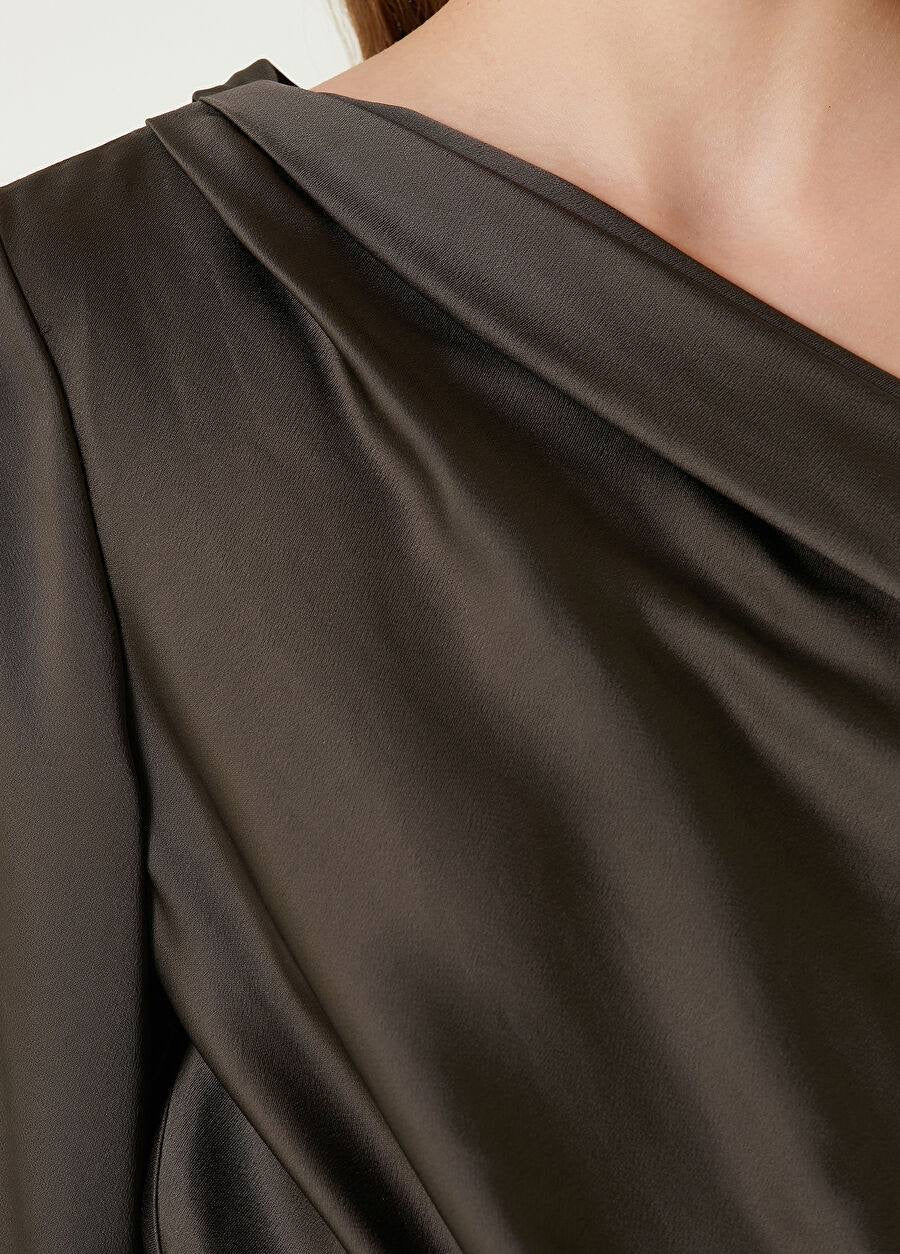 SK Cameron Draped One Shoulder Mini Dress