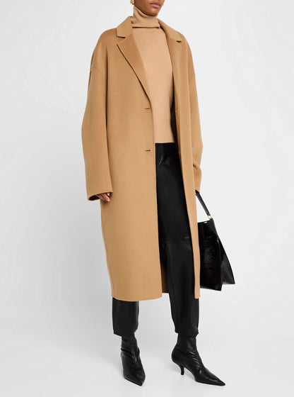 Tot Double Wool Cocoon Coat