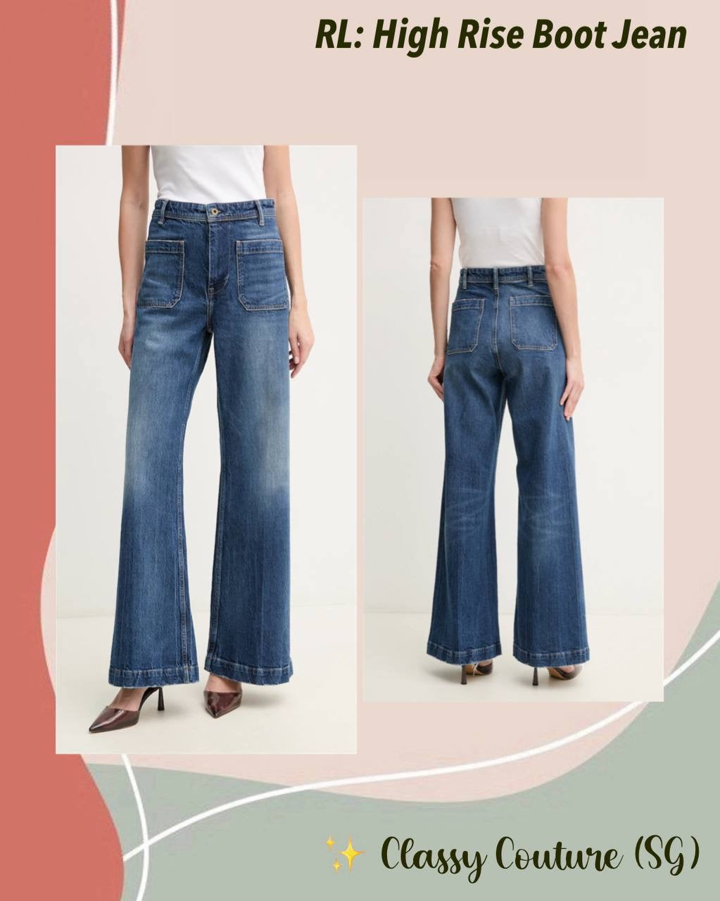 RL High Rise Boot Jean