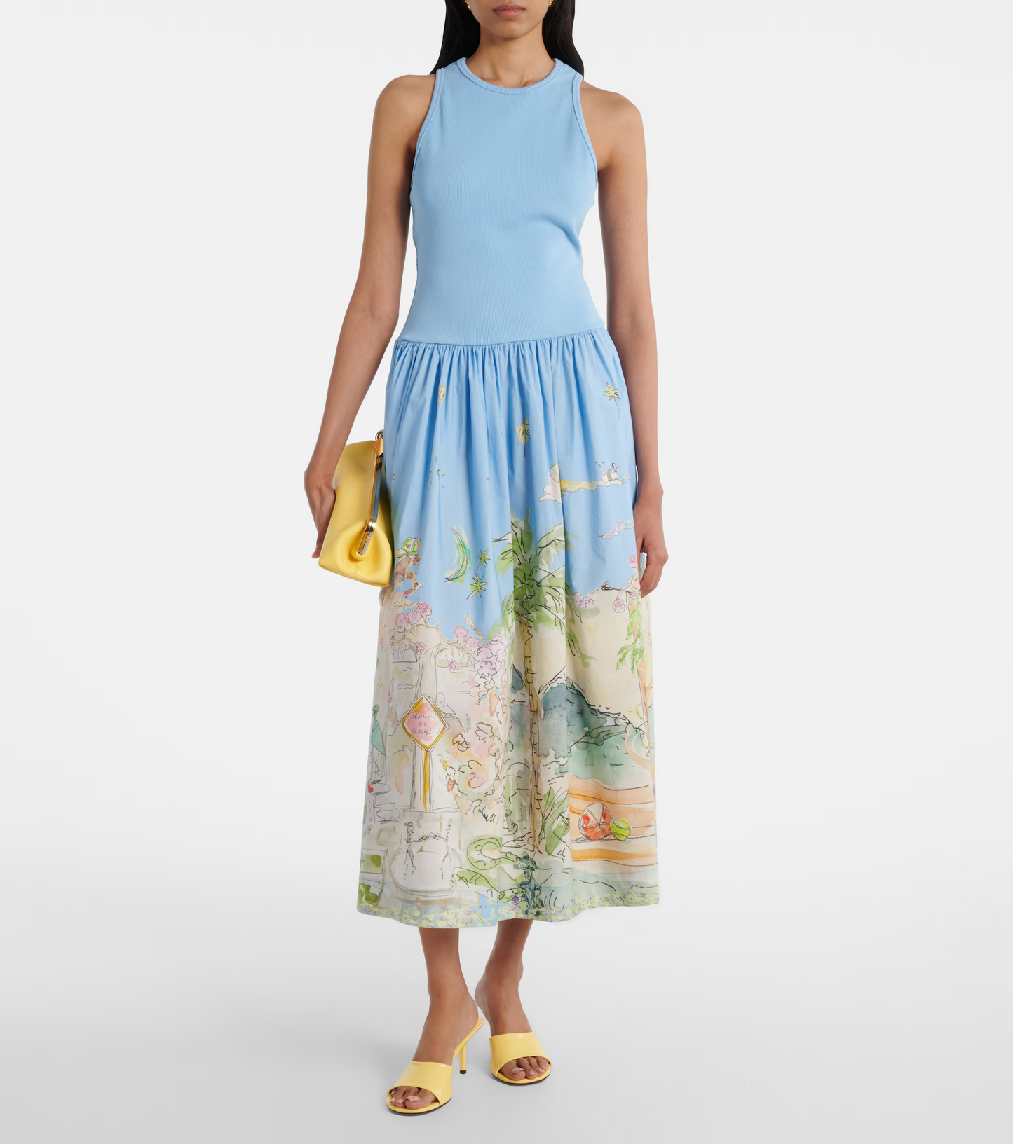 ALM Anouk Tank Cotton Midi Dress