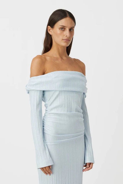 CM Shaw Off The Shoulder Midi Dress