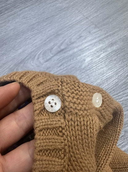 (2Y-20Y) Kid's/Women’s Cotton Intarsia Knit Bear & Dog Jumper Mini Dress