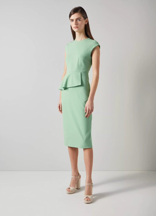 LKB Mia Viscose Midi Dress in Black | Green
