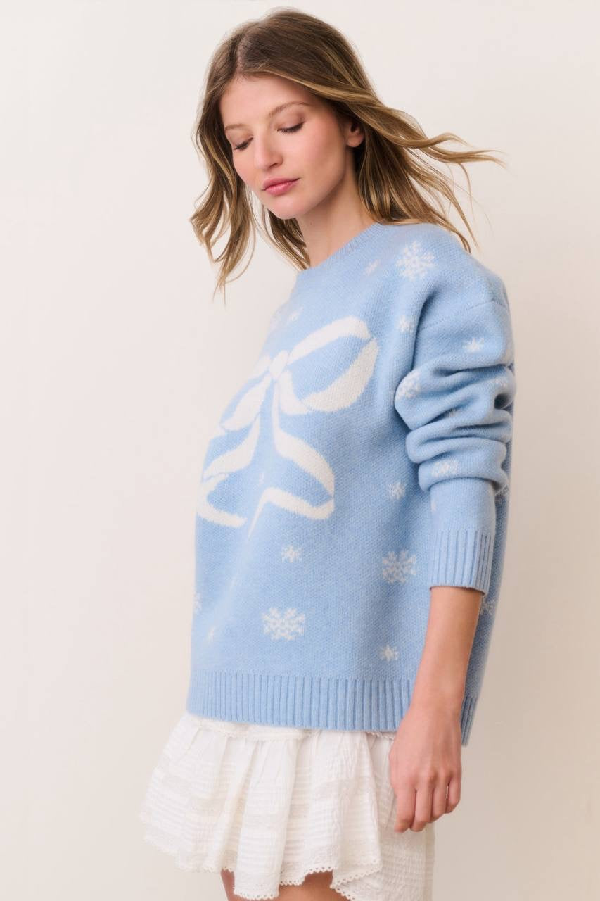 LSF Francie Wool Jacquard Pullover