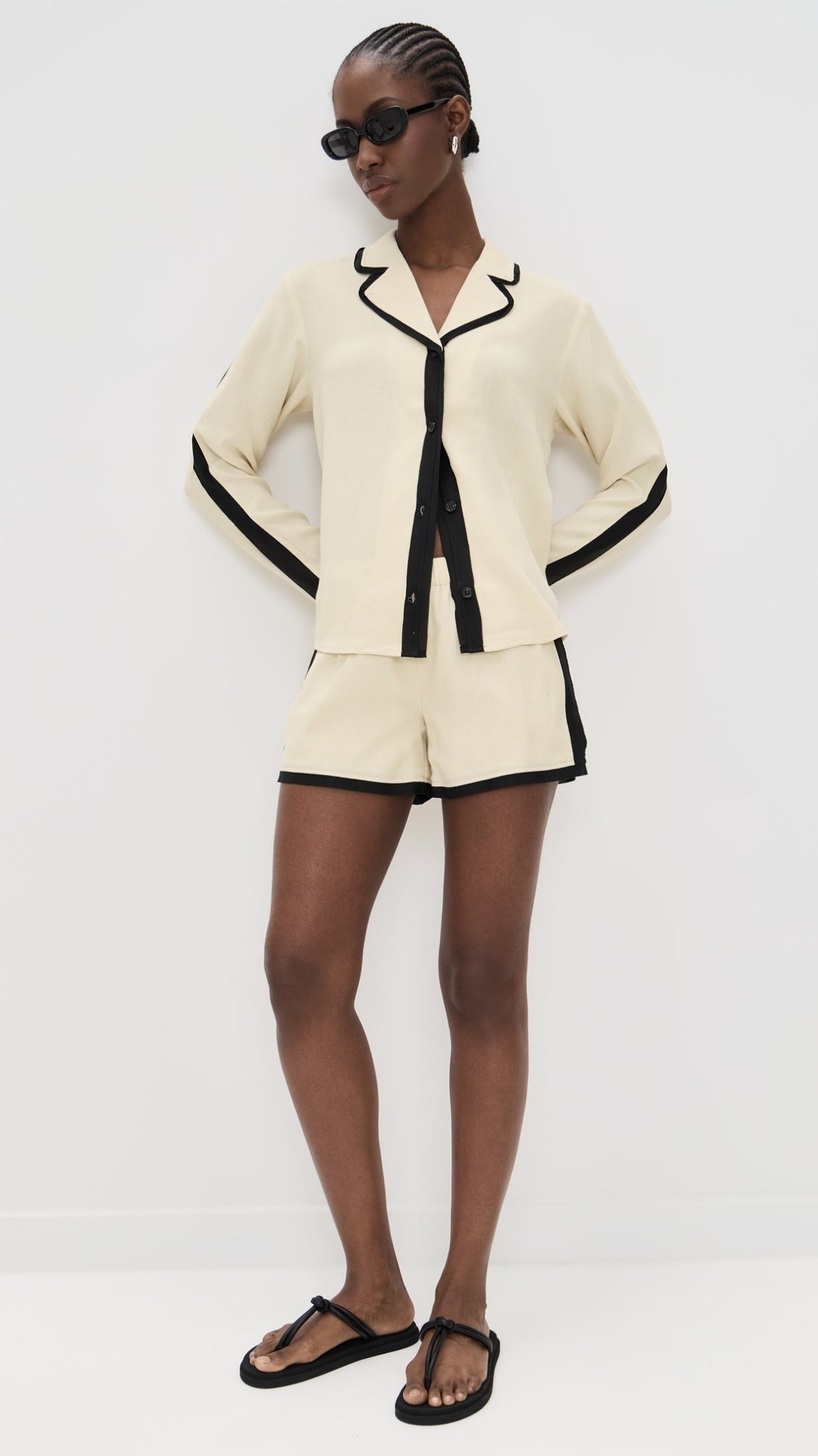 TG Rafaelle Viscose-Blend PJ Top | Shorts | Set