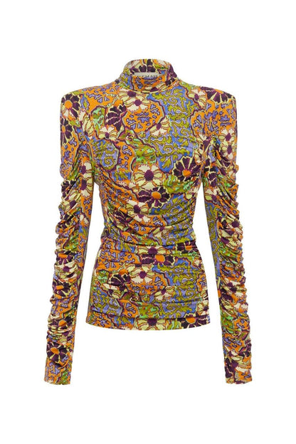 ALM Betsy Joanna Ruched Top