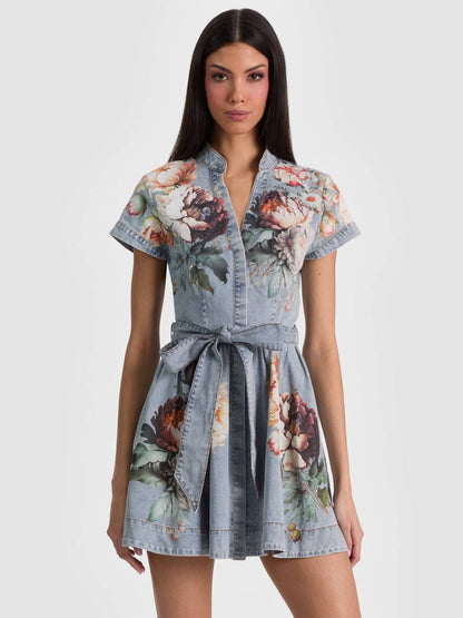 AO Lucy Mini Denim Shirt Dress