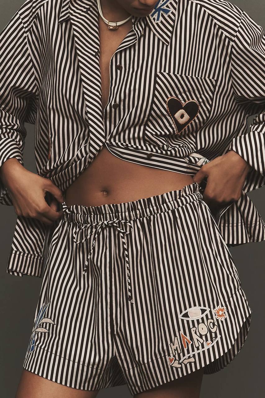 ALM Sirocco Embroidered Shirt | Shorts