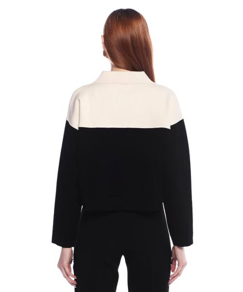 SD Two Toned Knitted Cardigan