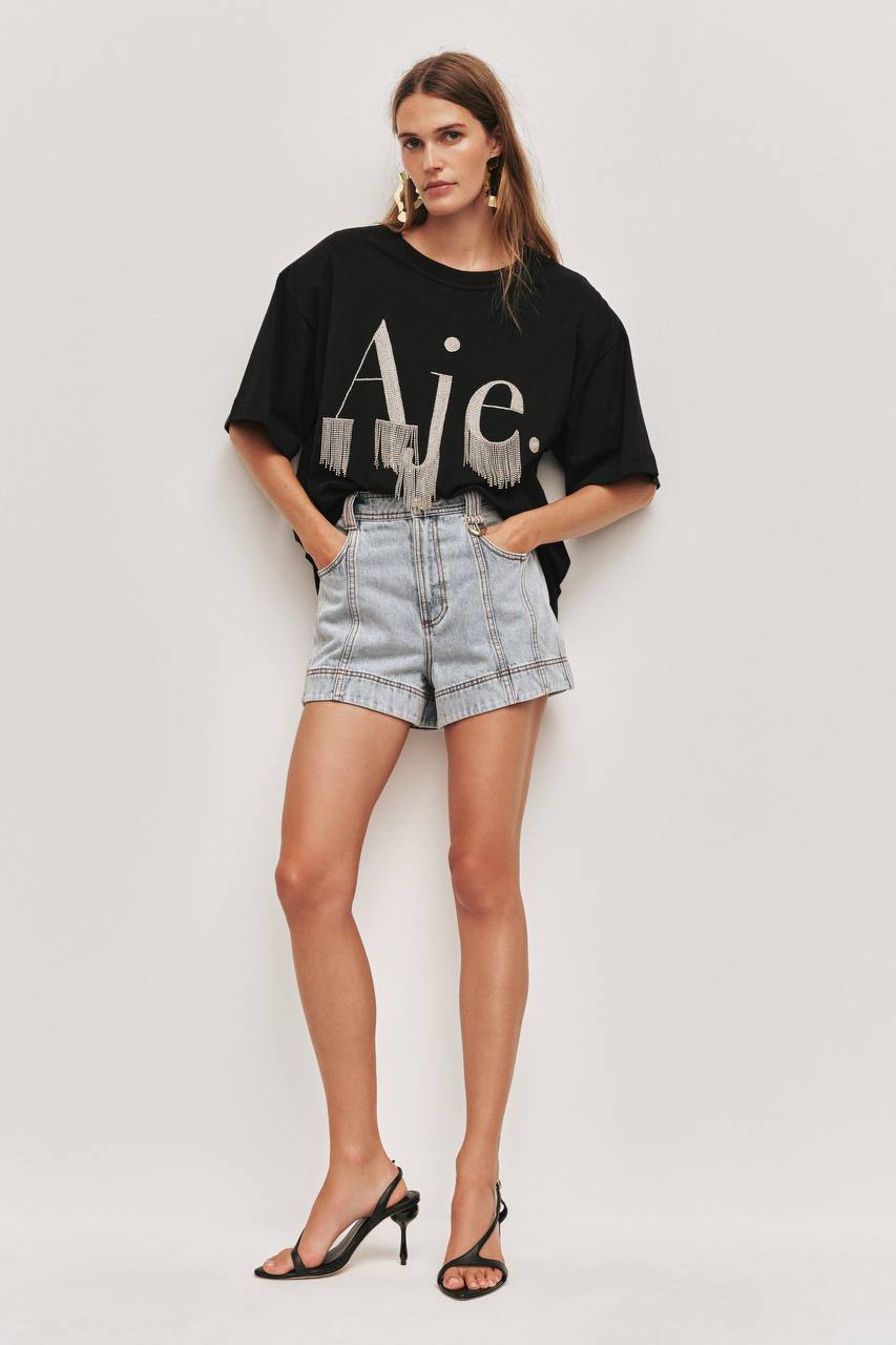 AJ Blaise Denim Shorts