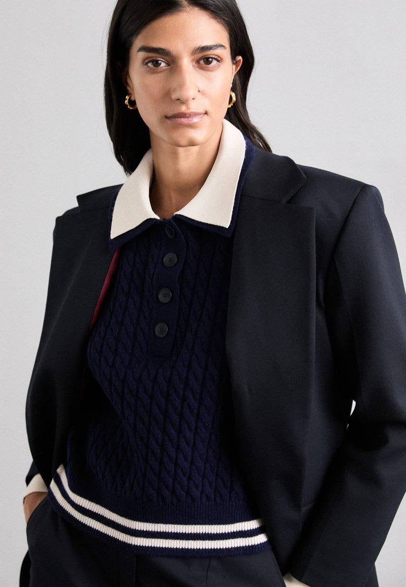 SD Fred Wool-Cashmere Cable Knit Sweater