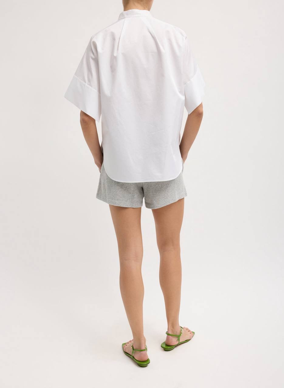 TIB Eco Poplin Raglan Tucked Short Sleeve Shirt