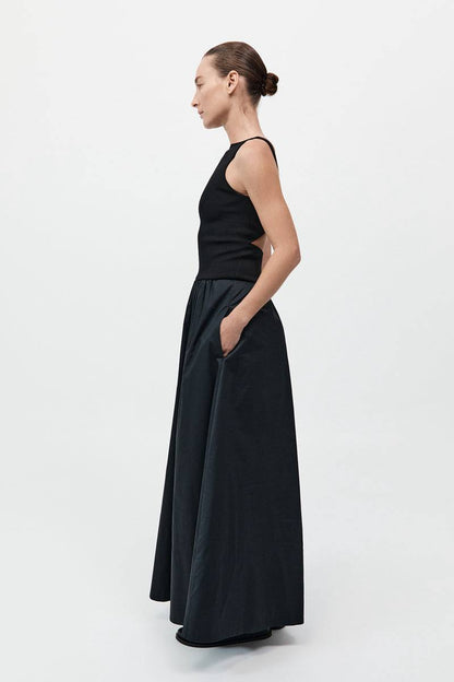 SA Bateau Cut Out Midi Maxi Dress