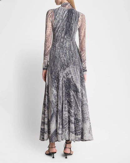 PS Gemma Long Sleeve Jersey High Neck Maxi Dress