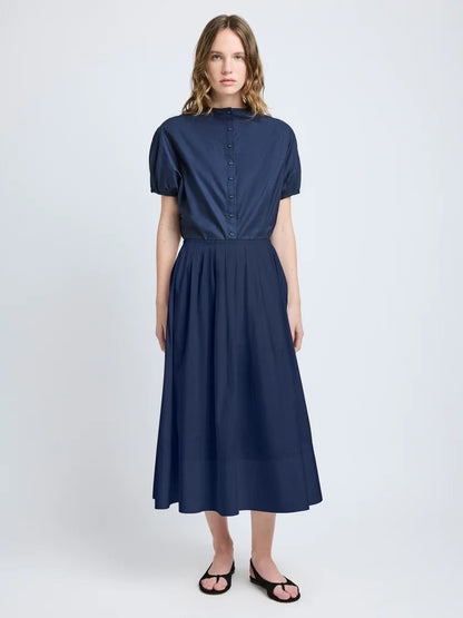 PS Haleigh Cotton Reversible Top | Austin Midi Skirt | Cotton Sateen Set