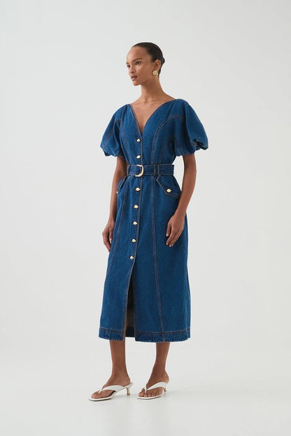 AJ Juno Denim Midi Dress | Harper Denim Midi Dress