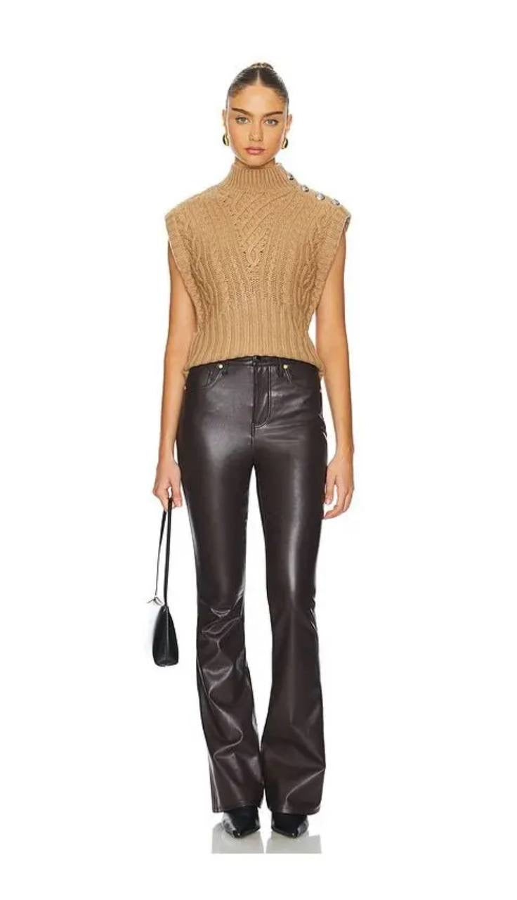 VB Holton Wool Cable Knit Vest