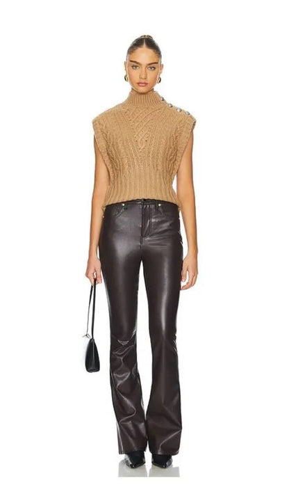 VB Holton Wool Cable Knit Vest