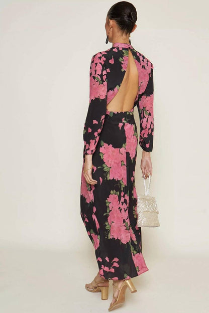 RX Lucy Silk Midi Dress