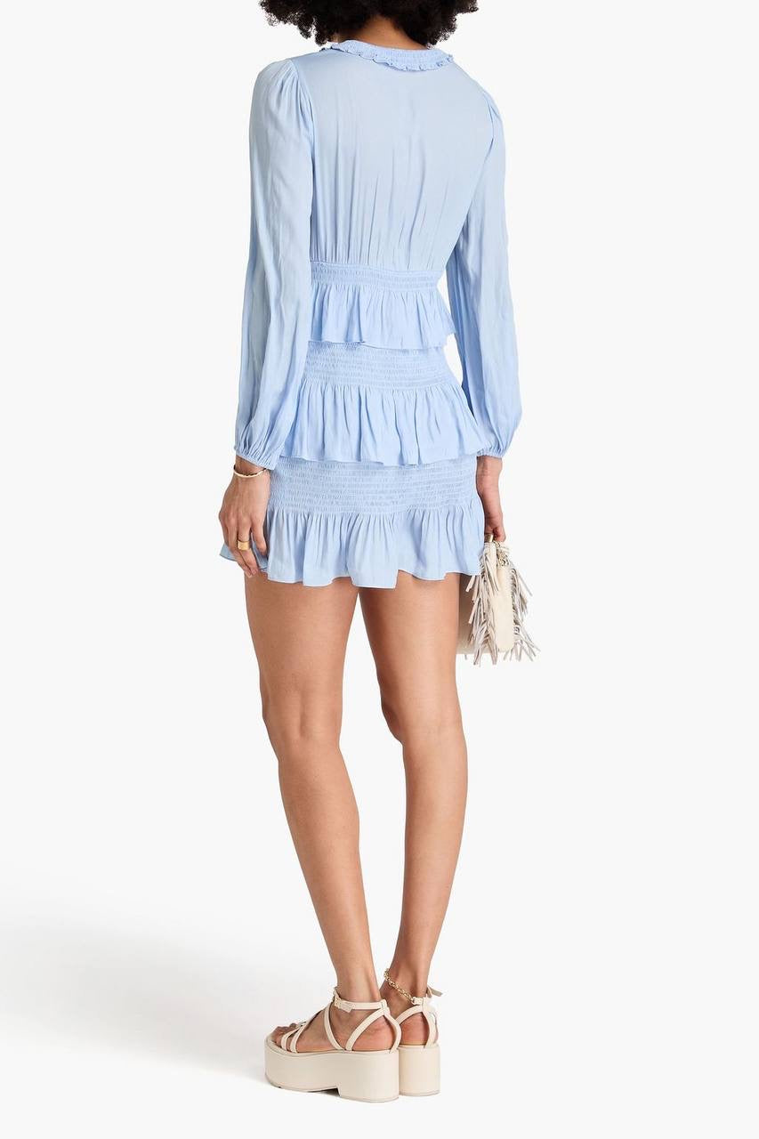 MJ Roulitana Tiered Ruffle Mini Dress