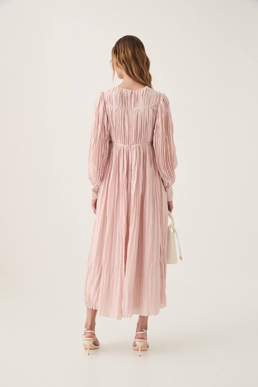 AJ Catalyst Pleated Mini | Midi Dress