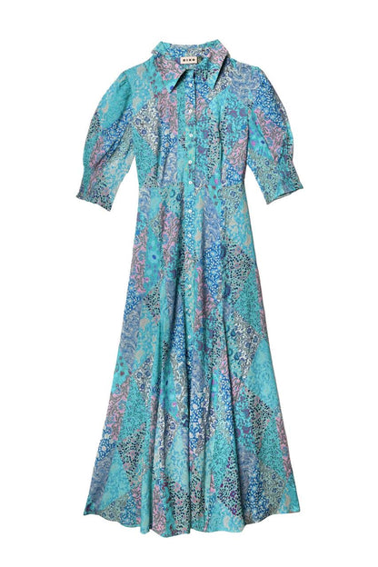 RX Bloom Viscose Midi Shirtdress