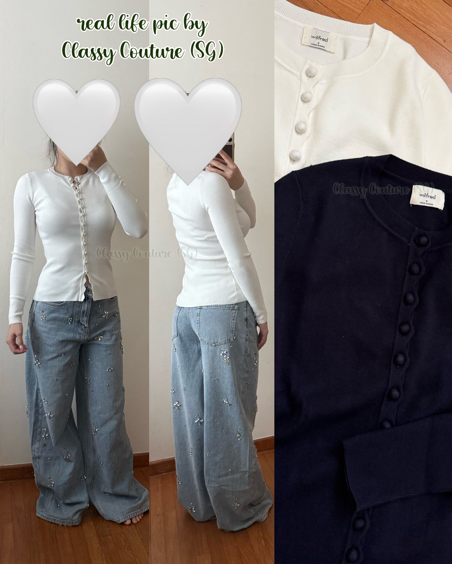 5 Colors! ARZ Shelly Viscose-Blend Button-Down Cardigan