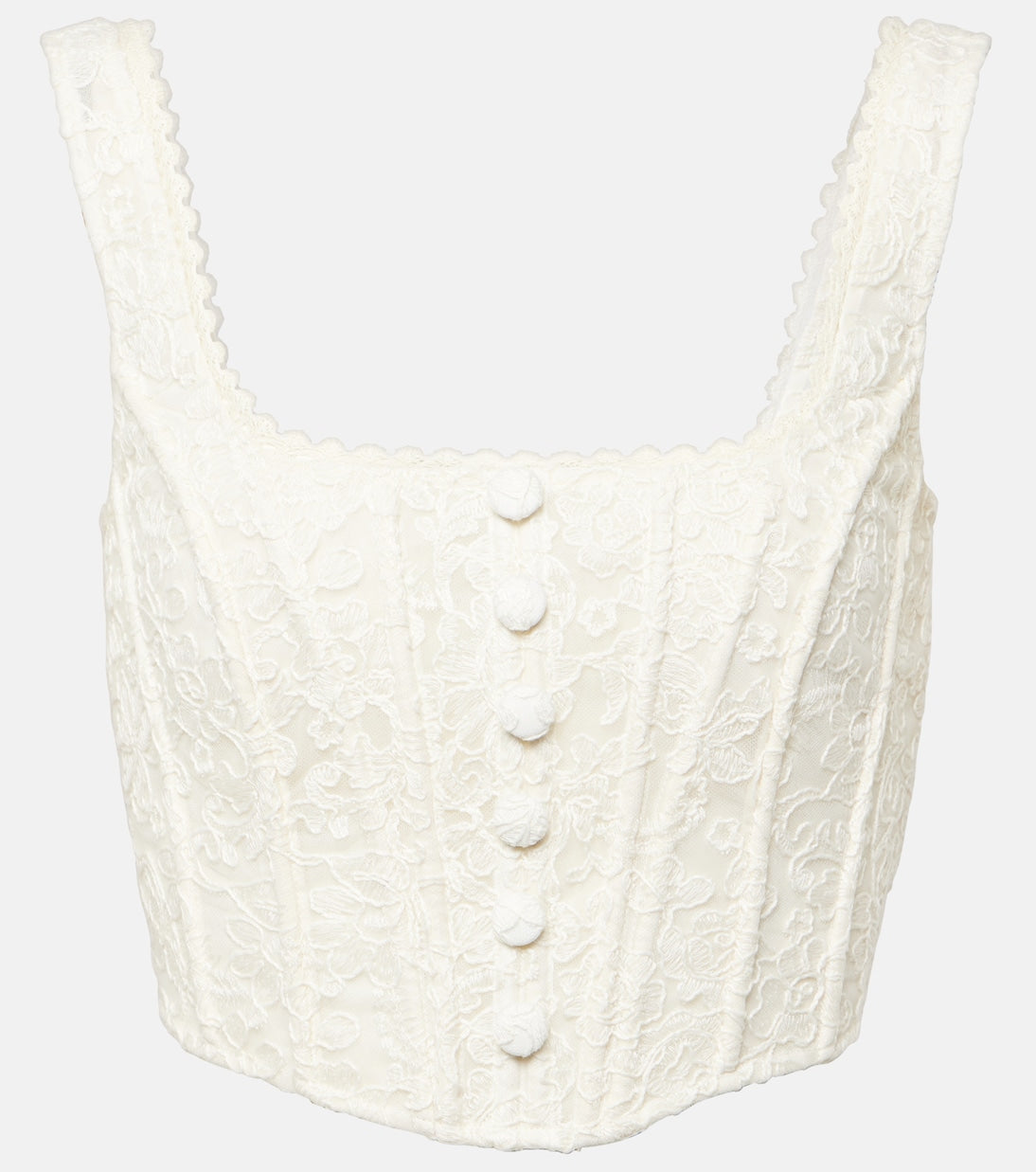 SP Cropped Lace Bustier Corset Top