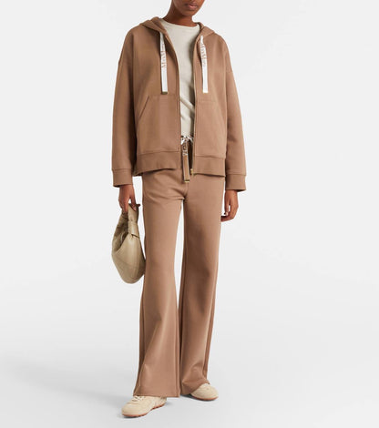 5 Colors! MM Wide-fit Cotton-blend Jersey Trousers Pant