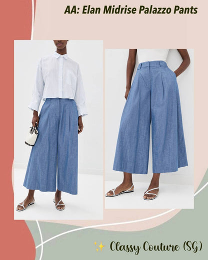 AA: Elan Midrise Palazzo Pants