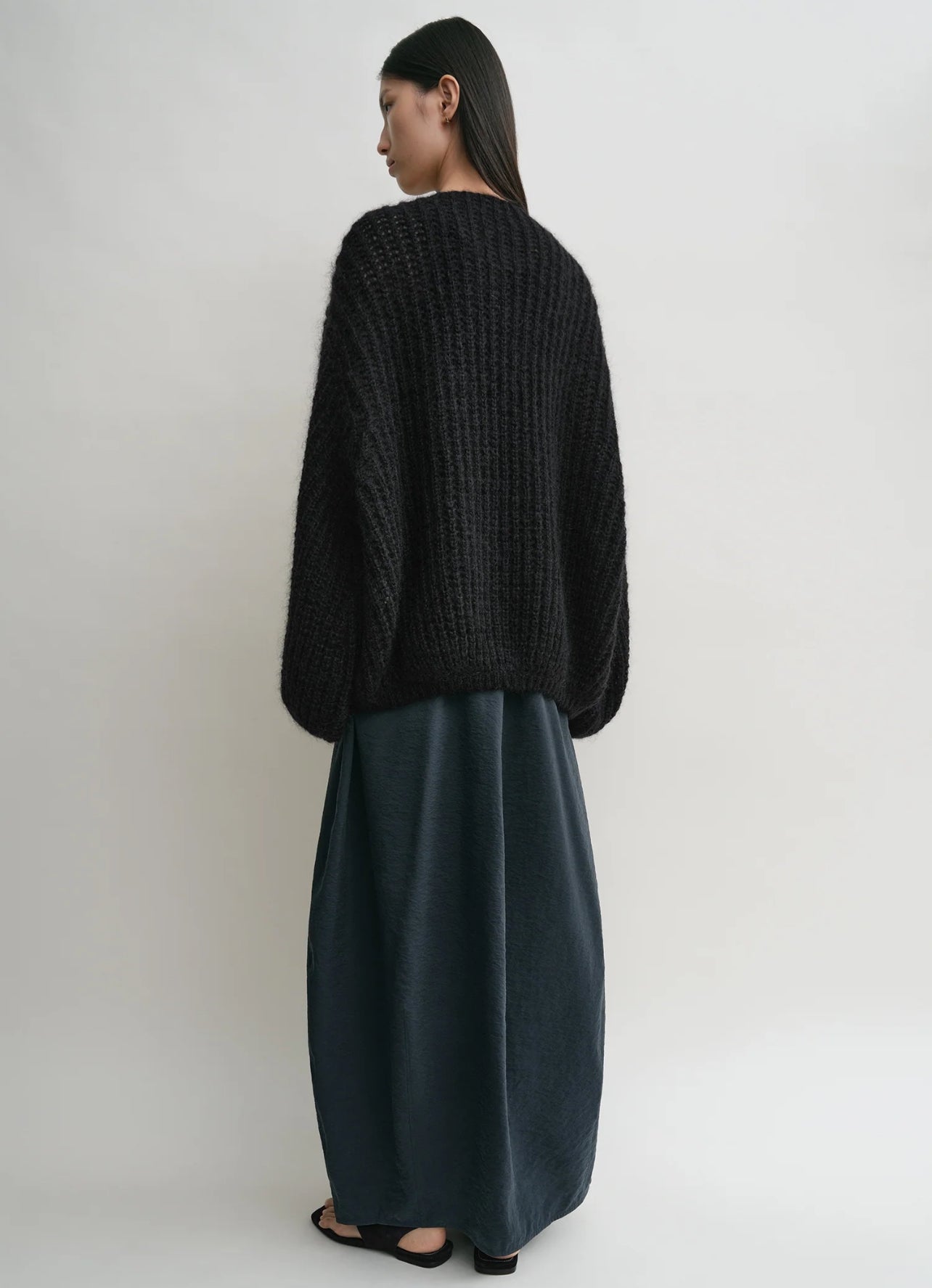 Tot Puffed Mohair-Wool Blend Cardigan