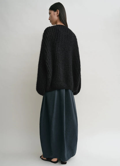 Tot Puffed Mohair-Wool Blend Cardigan