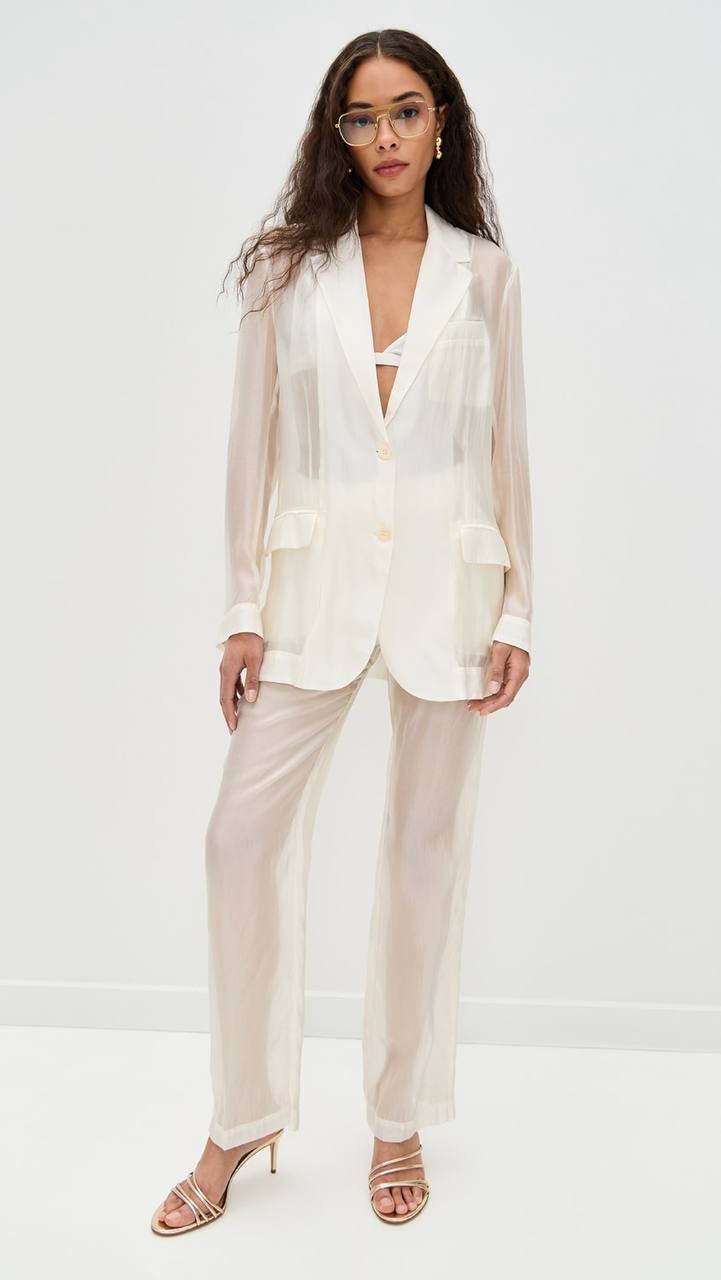 TG Gilian Blazer | Madison Shirt | Pants | Sheer Organza Set