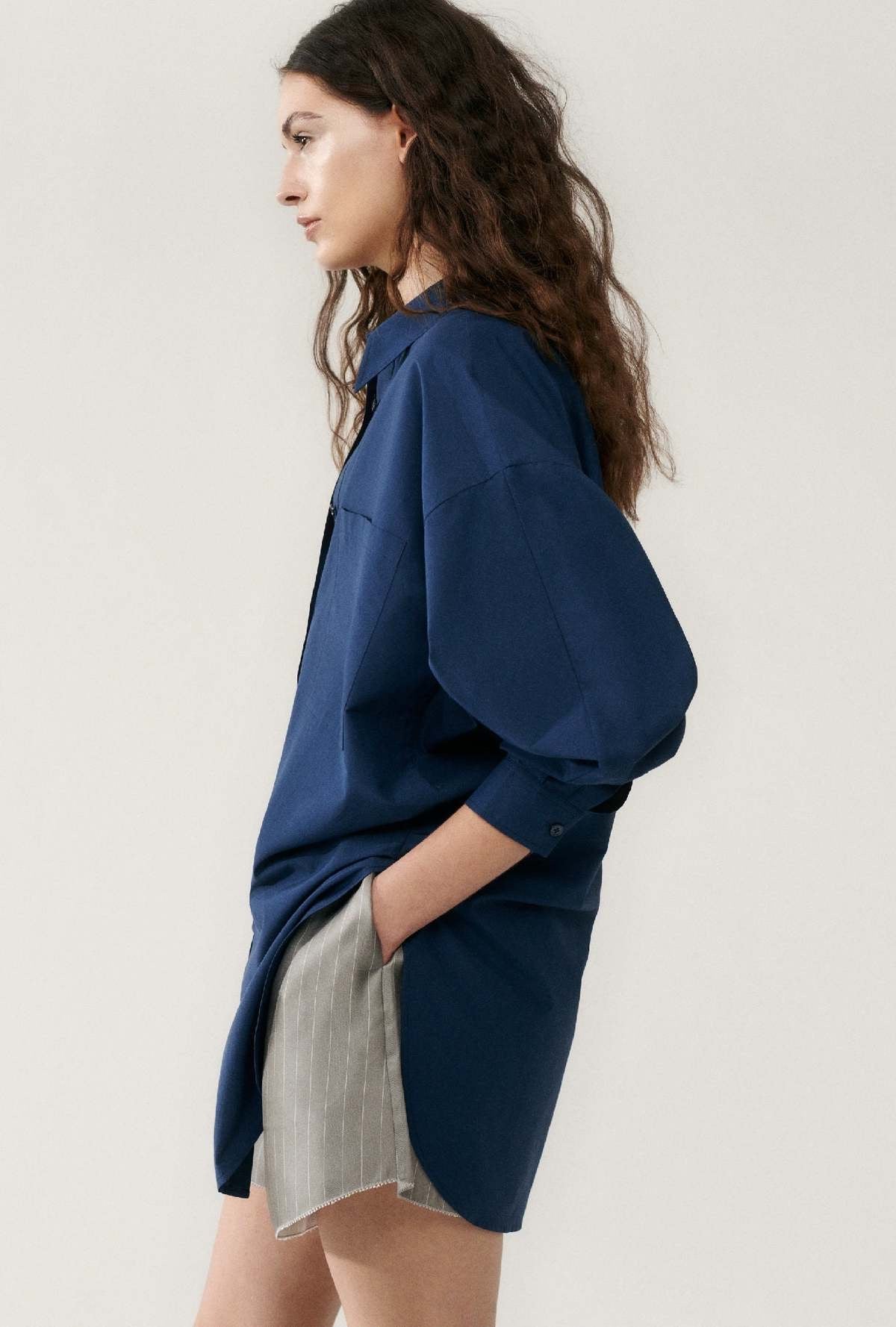 SALE! SL Cotton Silk Round Shirt