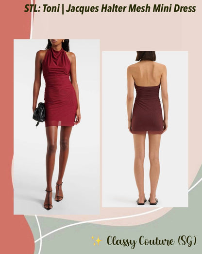 STL Toni | Jacques Halter Mesh Mini Dress