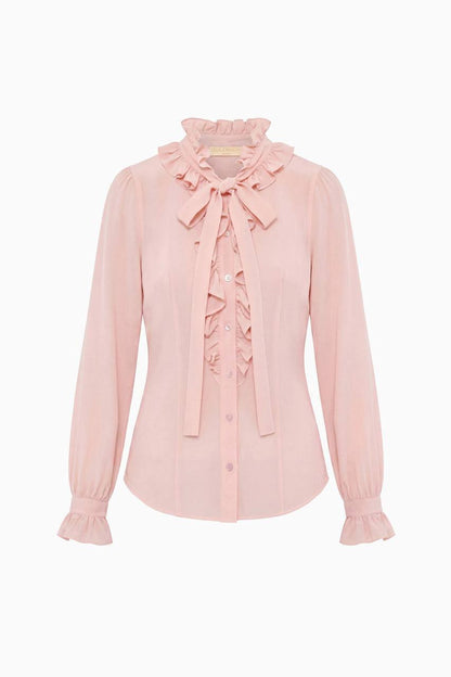 UJ Catroux Long Sleeve Silk Blouse - Image 6