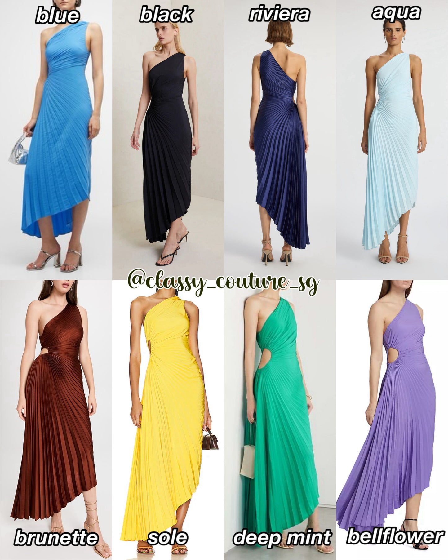 8 COLOURS! ALC Delfina Midi Dress