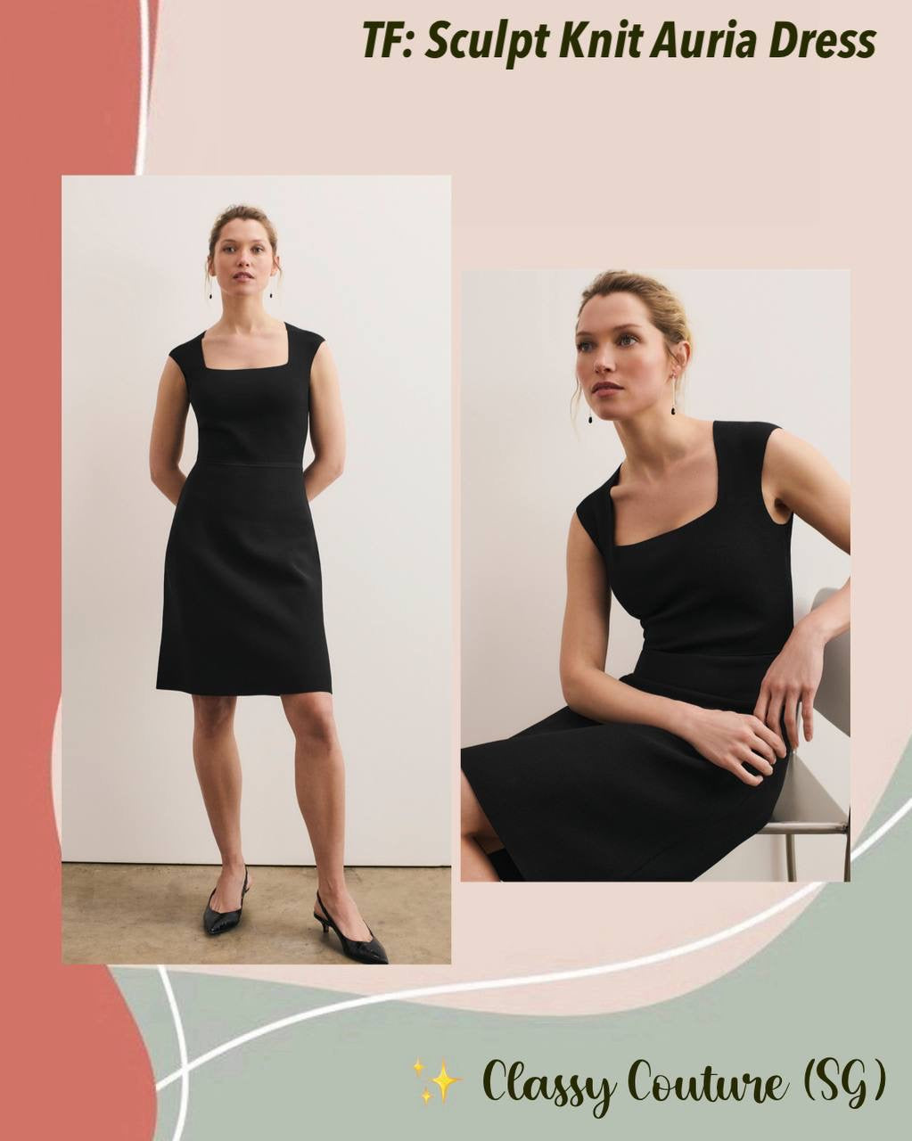 TF Sculpt Knit Auria Dress