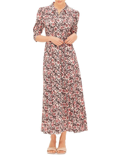 RX Bloom Viscose Midi Shirtdress