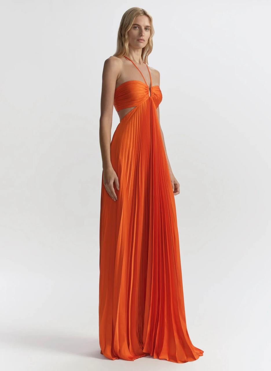 (PART 2/2) 8 Colors! ALC Moira Satin Pleated Maxi Dress