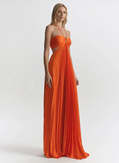 (PART 2/2) 8 Colors! ALC Moira Satin Pleated Maxi Dress