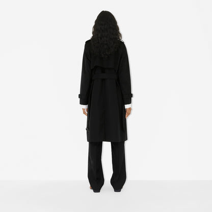 BBR Check Panel Cotton Gabardine Trench Coat