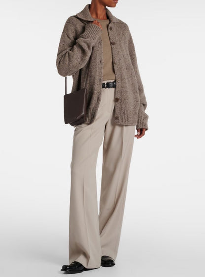 TR N/S Park Crossbody Grained Calfskin Leather Bag
