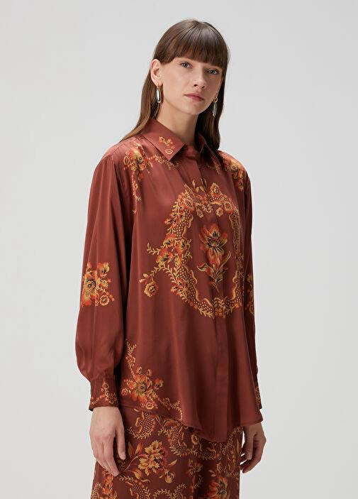 ALM Seraphina Silk Long Sleeved Shirt | Pants | Set