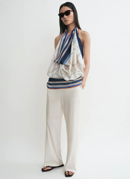 TOT Collector Cotton-lyocell Garderob Sarong Pareo Coverup Scarf Top Maxi Skirt 140*140cm