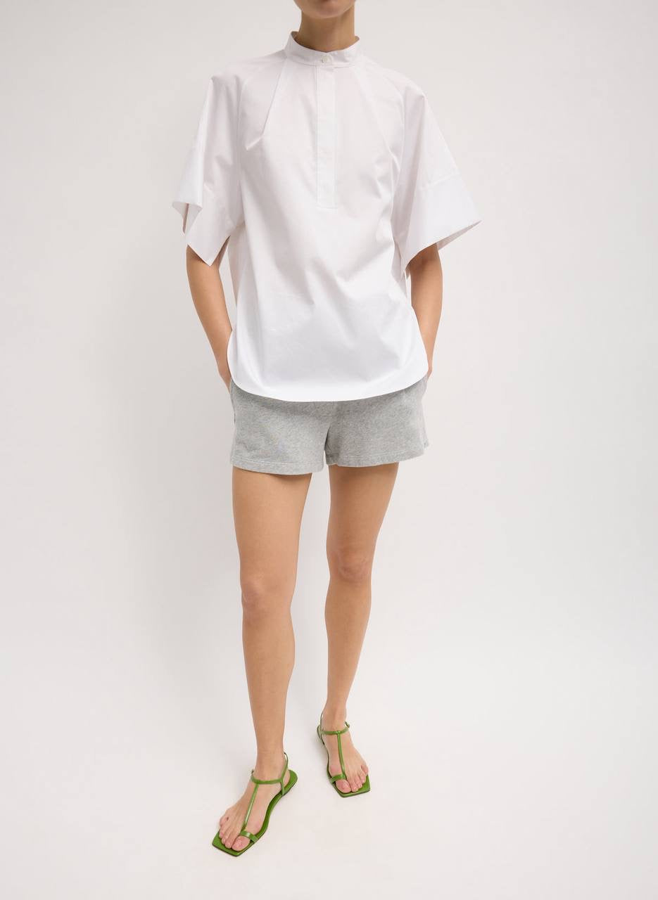 TIB Eco Poplin Raglan Tucked Short Sleeve Shirt