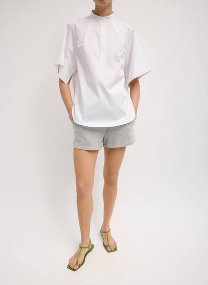 TIB Eco Poplin Raglan Tucked Short Sleeve Shirt