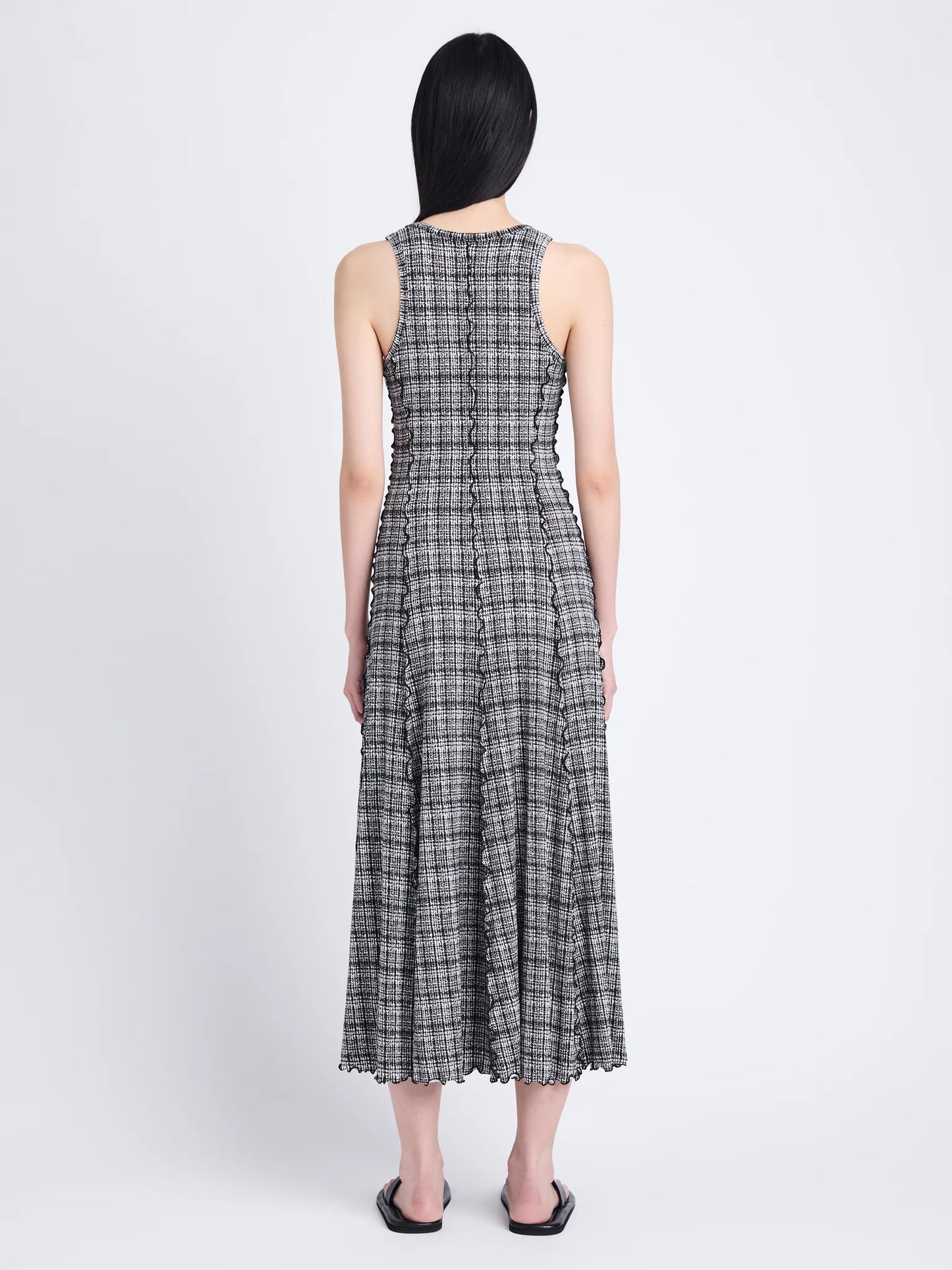 PS Matilda Midi Dress in Painted Grid Jersey